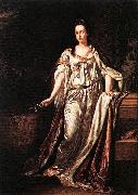 Adriaen van der werff Portrait of Anna Maria Luisa de' Medici, Electress Palatine oil painting on canvas